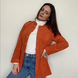 Faux Suede Jacket